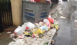 Ataşehir’de çöp düellosu