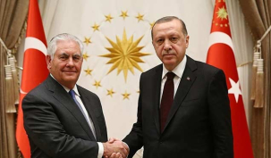 Erdoğan ile Tillerson görüşmesi bitti